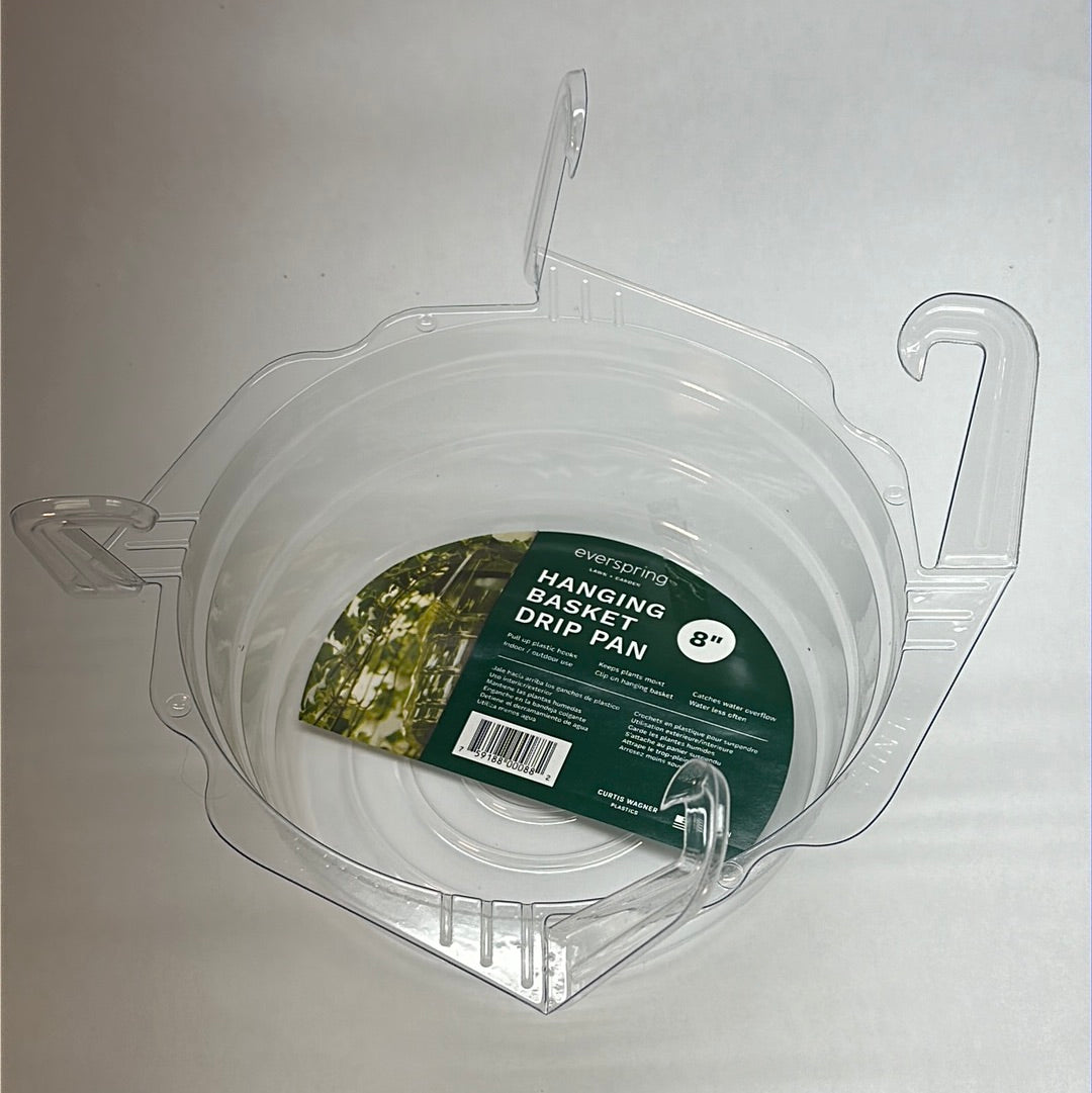 CWP 8" Hanging Basket Drip Pan