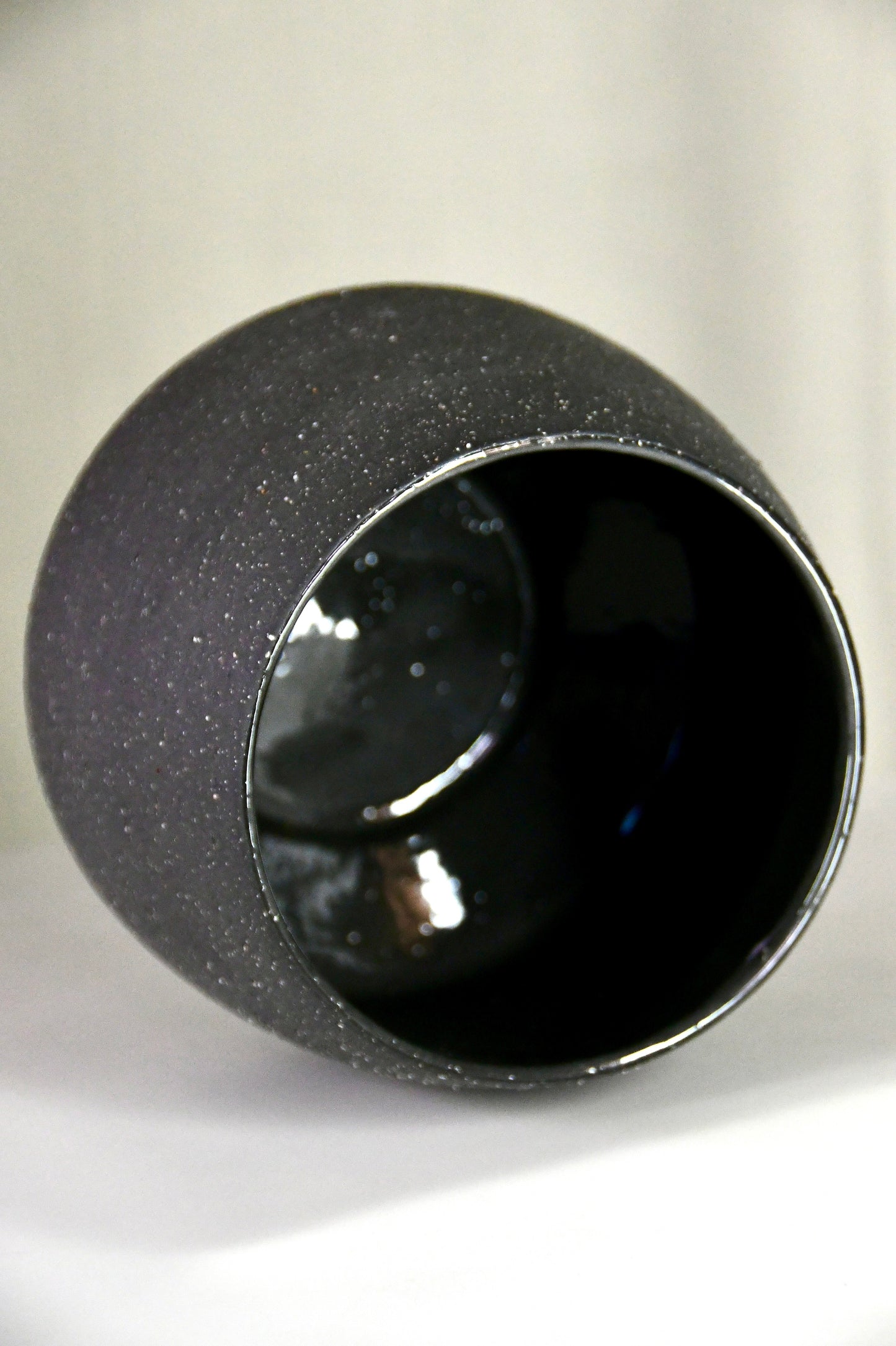 SSI 4.5" Stoneware Tapered Pot Charcoal