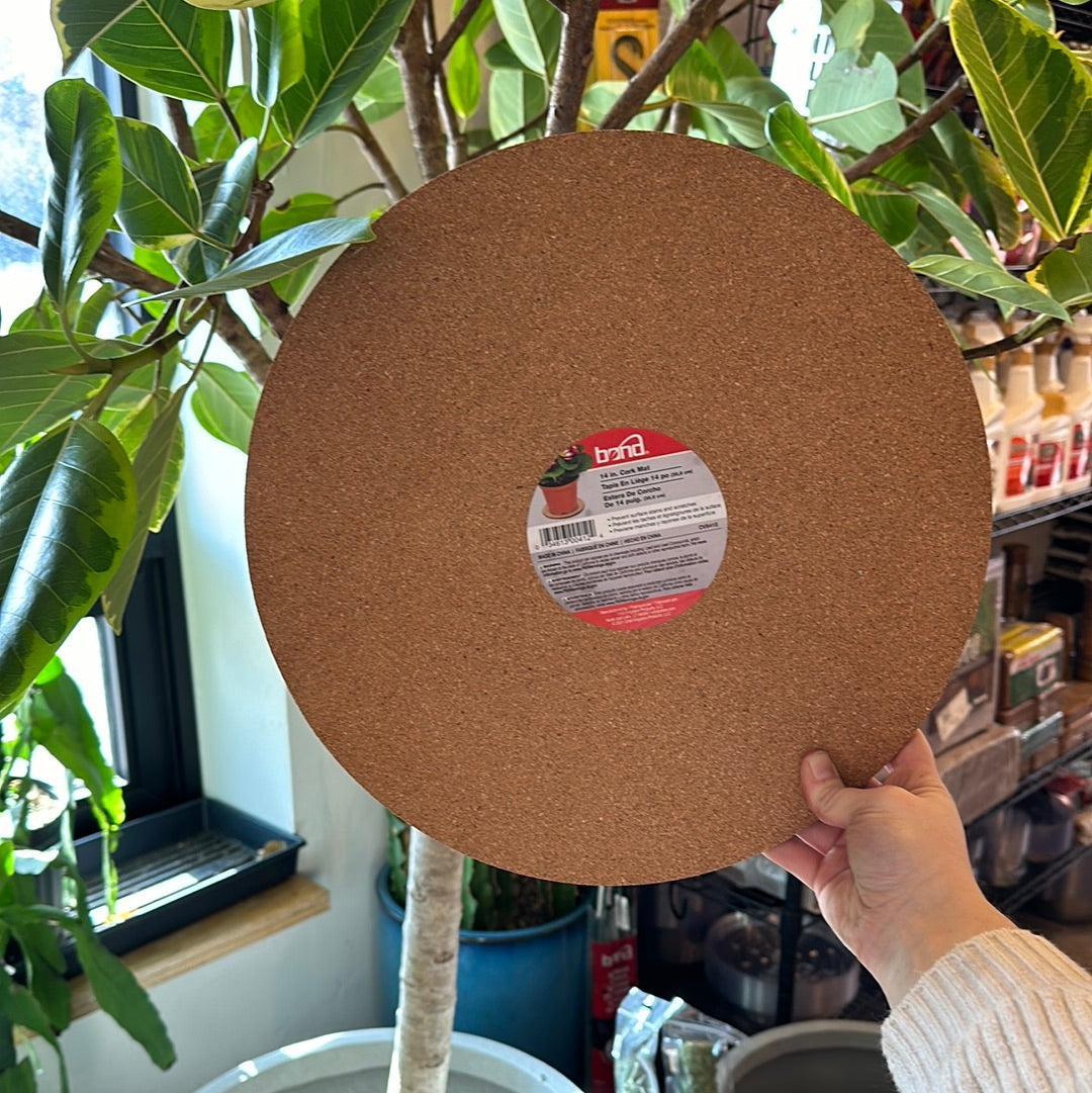 Bond 14" Cork Saucer