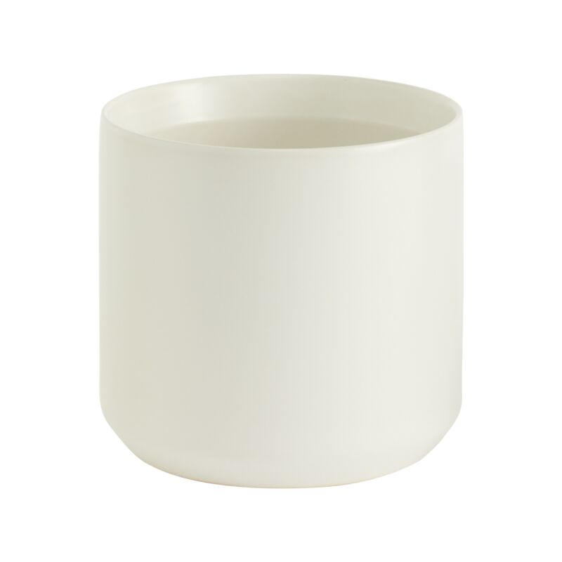 7" Kendall Pot White