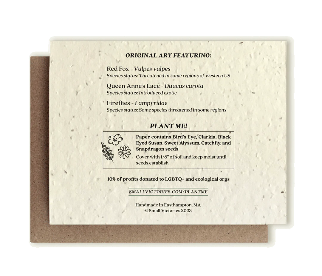 Thinking of You Plantable Wildflower Seed Card