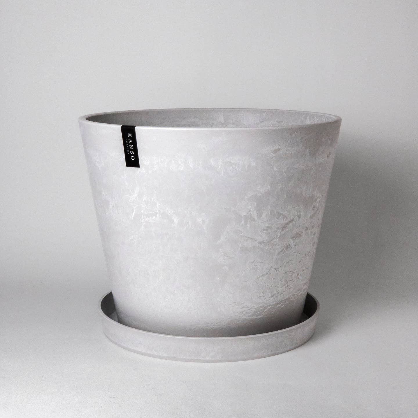 12" Signature Tapered Planter + Saucer