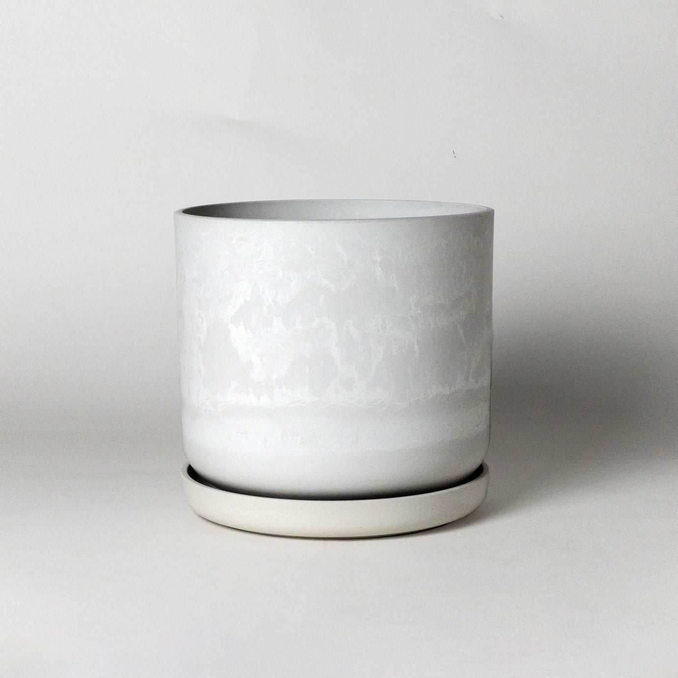 9” Signature Stone Planter + Saucer
