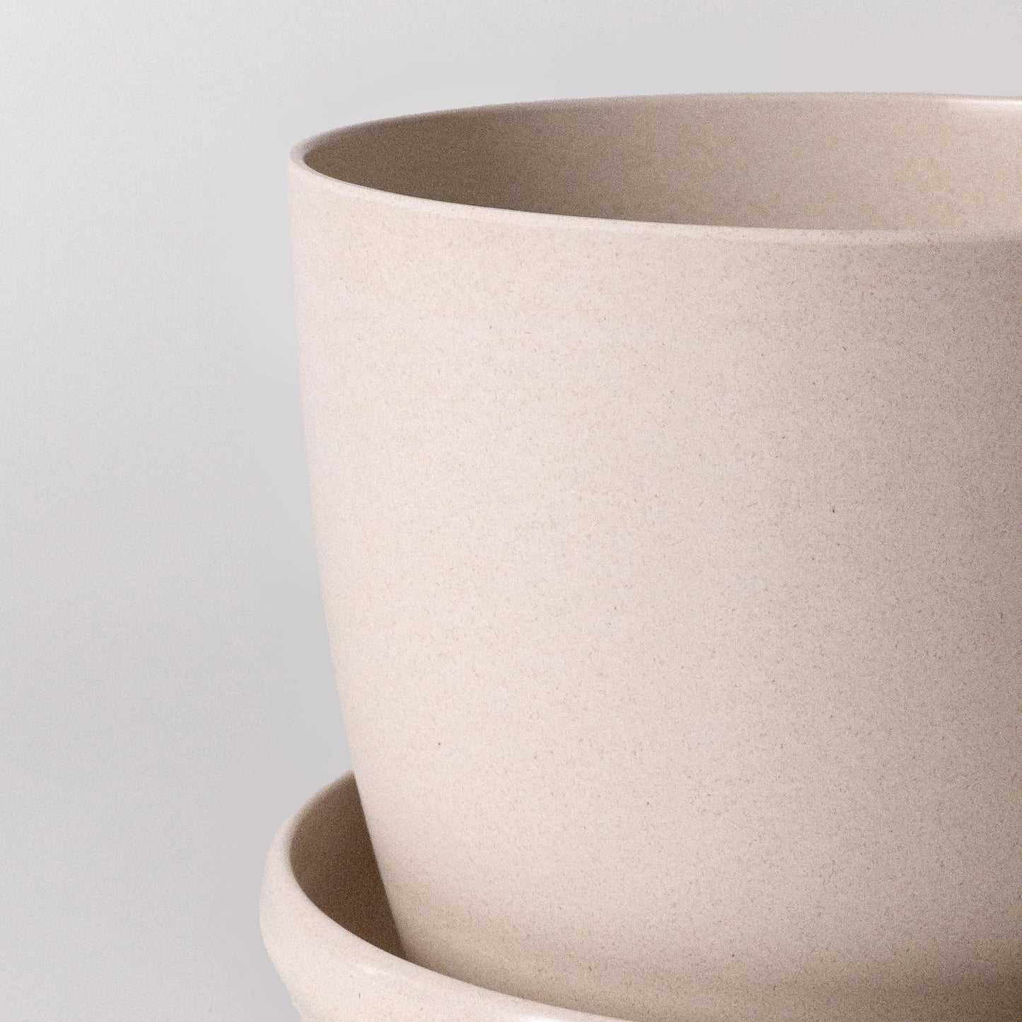5" Bamboo Fiber Planter