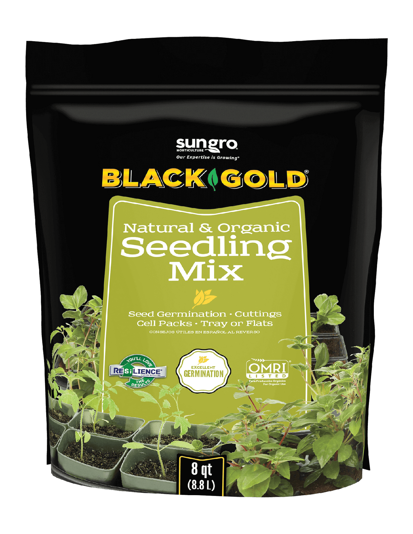 Black Gold Seedling Mix 8qt
