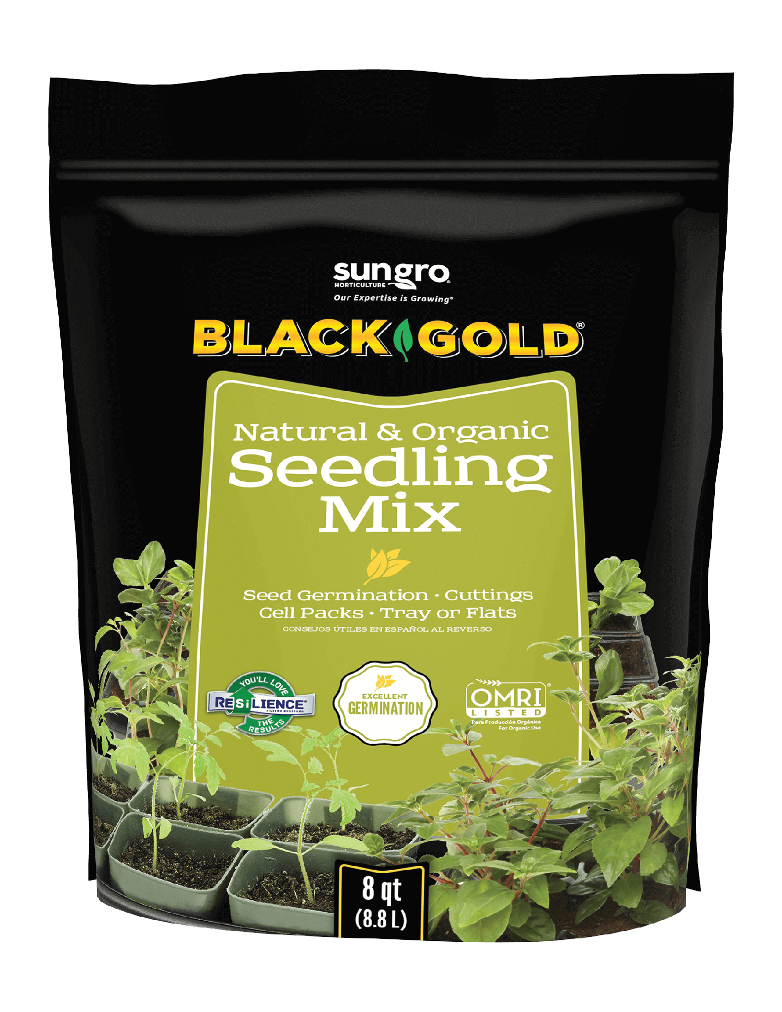 Black Gold Seedling Mix 8qt