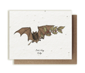 Bat's Wing & Holly Plantable Herb Seed Card