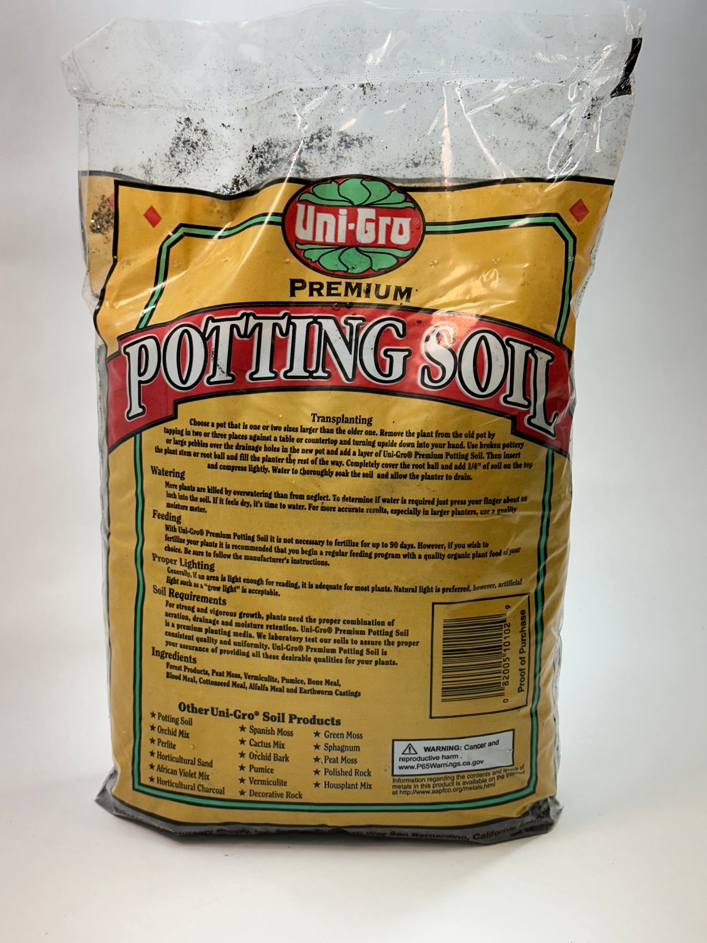 Uni-Gro 4qt Potting Soil
